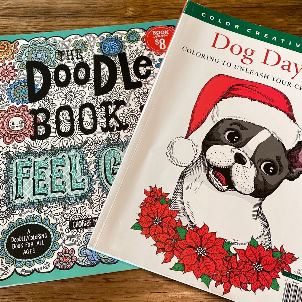 Coloring Books-Dog Days & Doodle Book of Feel Good